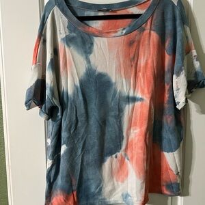 White Birch Multicolor Short Sleeve Tee